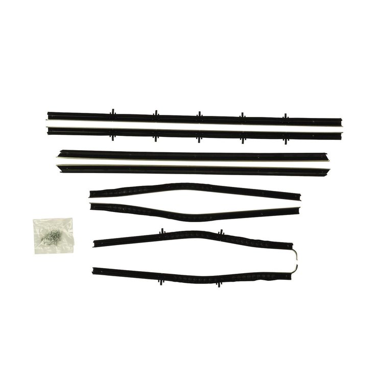WC 7300-16 Window Sweeper Kit Fits 1966-67 Cutlass 2 Door Hardtop, 8 Piece.