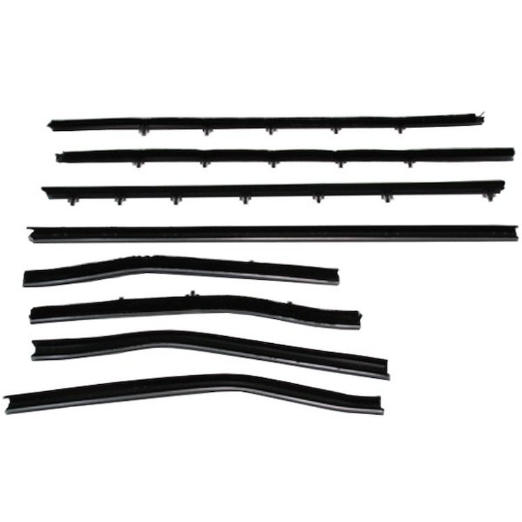 WC 7300-18 Window Sweeper Kit Fits 66-67 Olds Cutlass Convertible 8 Piece Set