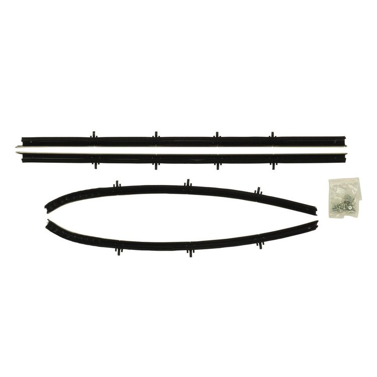 WC 7300-25 Outer Window Sweeper Fits 70-72 Olds Cutlass Supreme 2 Door Hardtop 4 Piece Set