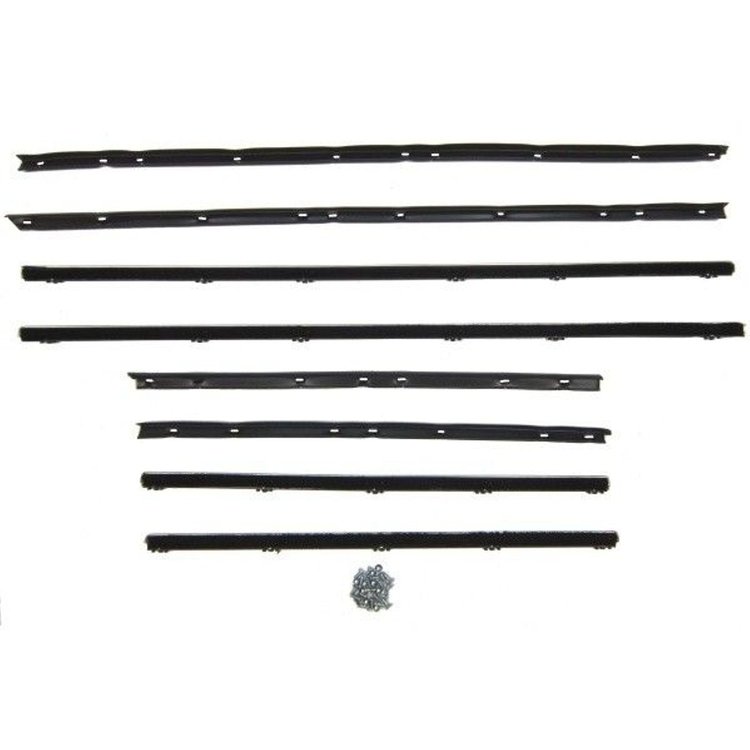 WC 7300-29 Window Sweeper Kit Fits 1965 Cutlass 2 Door Sedan, 8 Piece.