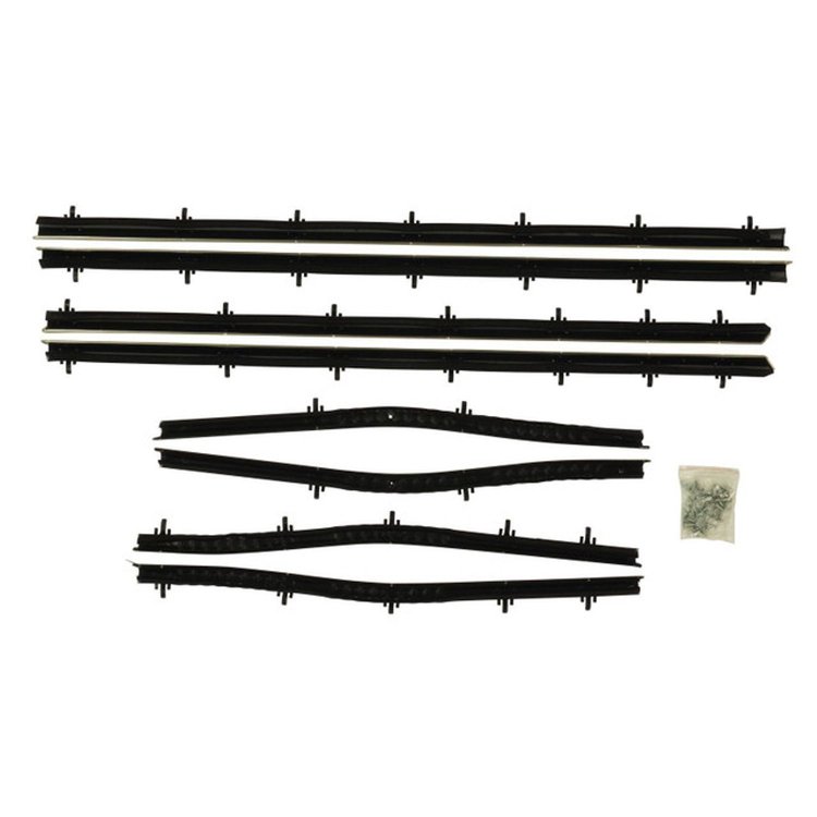 WC 7300-31 Window Sweeper Kit Fits 66-67 Cutlass 2 Door Sedan, 8 Piece.