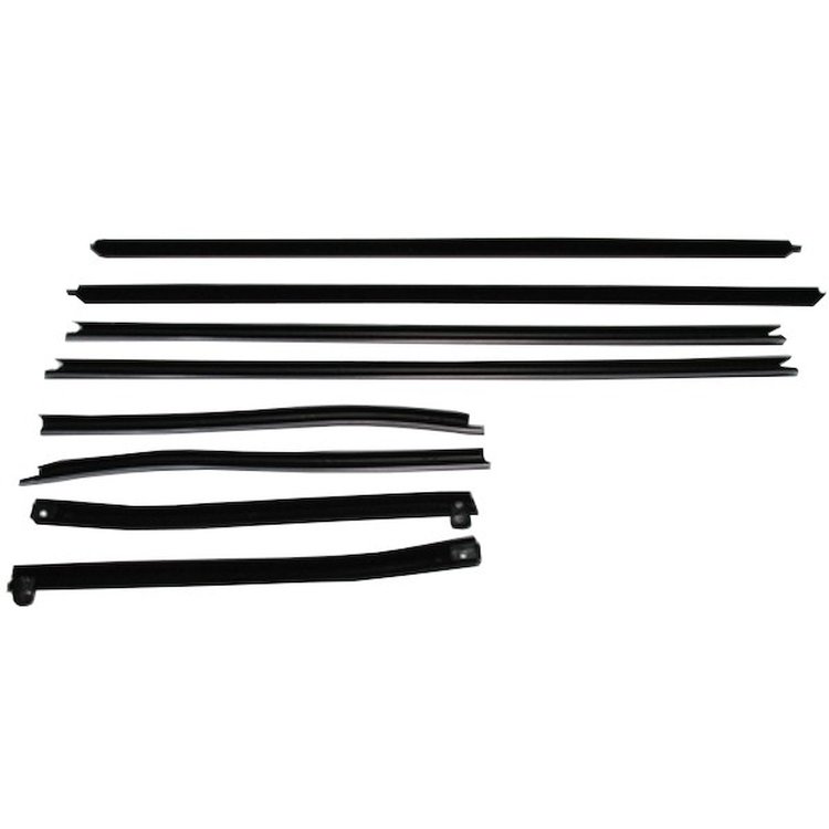 WC 8100-24 Window Sweeper Kit, Fits 70-72 Gto Lemans Convertible, 8 Pc Kit