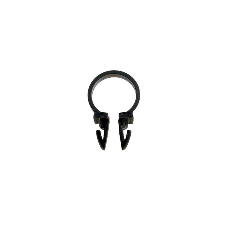 WF 321 Wiring And Tubing Clip, Made Of Black Plastic