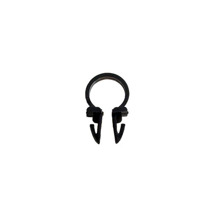 WF 322 Wiring And Tubing Clip, Made Of Black Plastic