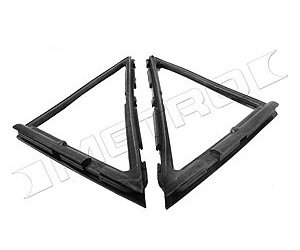 Vent Window Seals. Pair. R&L. VENT WINDOW SEAL 67-72 DODGE/PLYMOUTH A BODY 2 DR HT 67-69 DODGE/PLYMO
