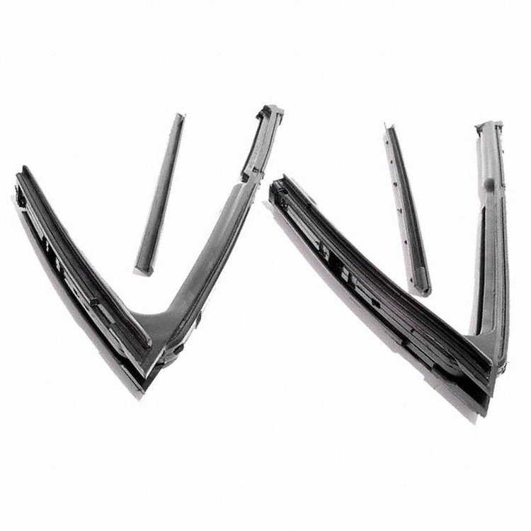Front Vent Window Seals. For 2-door hardtop and convertible. Pair. R&L. VENT WINDOW SEAL 62-67 GM X