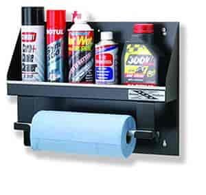 Garage/Shop Large Oil Bottle & Paper Towel Dispenser Fits up to 8 1-quart bottles