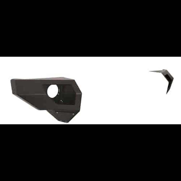 BRJ40 Front Bumper Bolt-On Replacement End Cap 2007-16 Jeep Wrangler