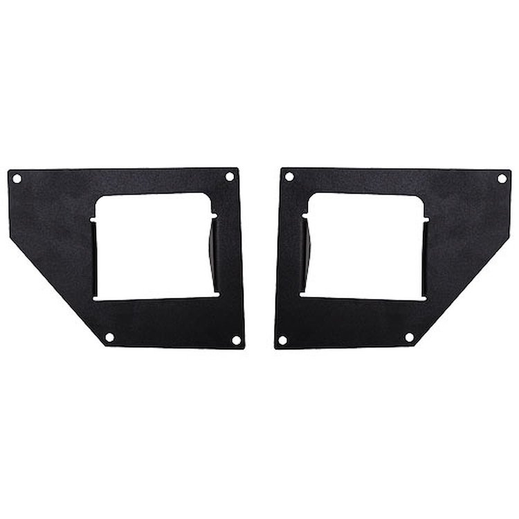 BRJ40 Front Bumper End Cap Light Plates 2007-16 Jeep Wrangler