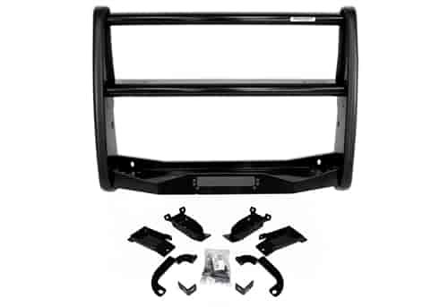 Winch Guard Center Only 2014-2017 Chevy Silverado-Black Powder Coat