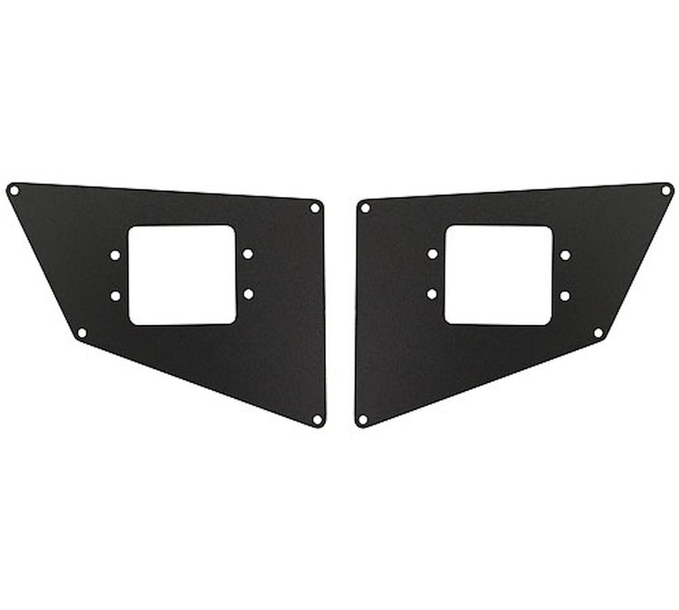 BR20 Rear Bumper Light Plates Textured Black