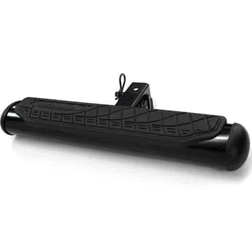 4" Oval Hitch Step Powdercoated Black
