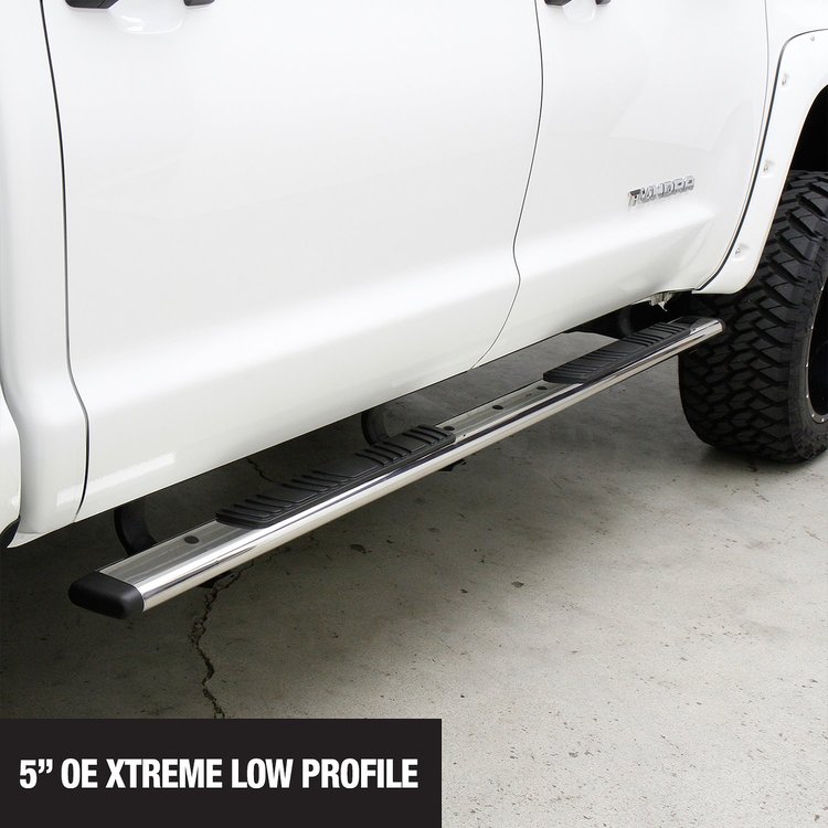 685415552PS 5" OE Xtreme Low Profile Side Steps with Mounting Brackets Kit