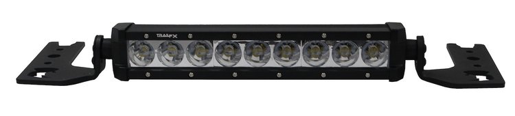 Center Hood Mounted Light Brackets for 10 In. Single Row LED Light Bar fits 2018 Jeep Wrangler JL