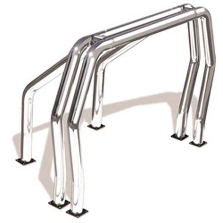 Bed Bars-Double Bar/Single Kicker 1975-16 Chevy C/K, Silverado/GMC C/K, Sierra 1500/2500/3500