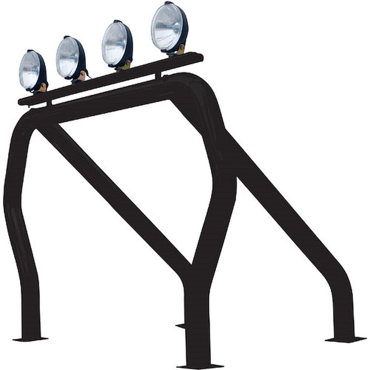 Bed Bars-Single Bar/Single Kicker Kit 1983-11 Ford Ranger