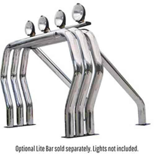 Bed Bars-Triple Bars/Single Kicker Kit 1988-98 Chevy/GMC C/K 1500 Stepside
