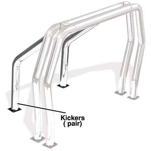 Bed Bars-Pair of Kickers 1975-15 Chevy/GMC C/K 1500/2500/3500 78"-97.6" Beds