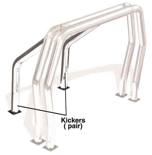 Bed Bars-Pair of Kickers 1975-98 Chevy/GMC C/K 10/15/1500/2500 78" Bed