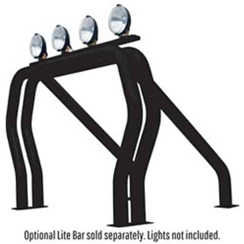 Bed Bars-Double Bar/Single Kicker Kit 2002-08 Dodge Ram 1500 Fleetside