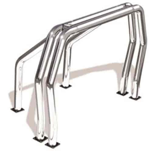 Bed Bars-Double Bar/Single Kicker Kit 2002-08 Dodge Ram 1500 Fleetside