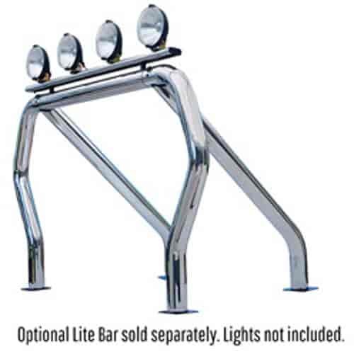 Bed Bars-Single Bar/Single Kicker Kit 2002-08 Dodge Ram 1500 Fleetside