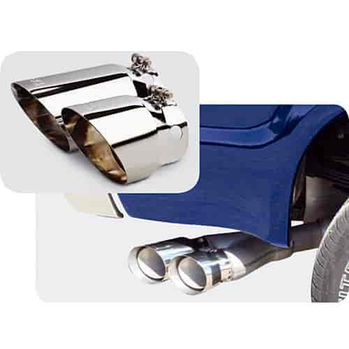 Round Exhaust Tip Polished
