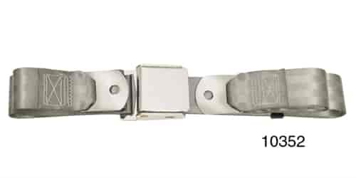 REAR SEAT BELT SILVER