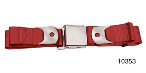 REAR SEAT BELT RED