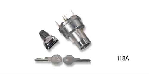 Ignition Switch with Lock Cylinder and Keys 1957-1959 Chevy Car (Tri-Five) and Corvette