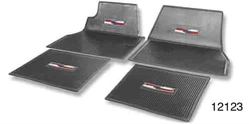 FLOOR MATS CREST LOGO GRY