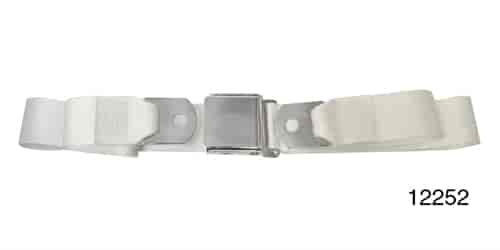 REAR SEAT BELT WHITE