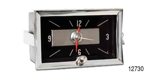 QUARTZ CLOCK BLACK