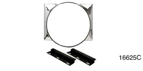 STEEL FAN SHROUD CHROME