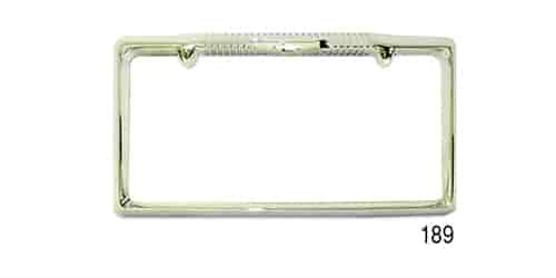 Gold License Plate Frame for 1957 Chevy Bel Air Tri-Five