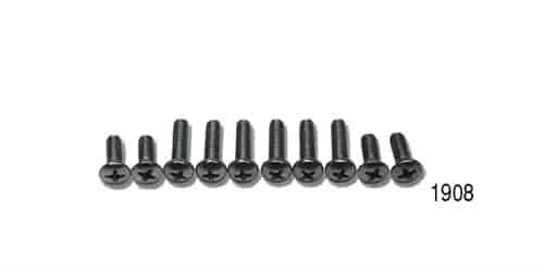 Stainless Park Light, Tail Light, & Back-Up Light Lens Screw Set for 1955 Chevy Tri-Five