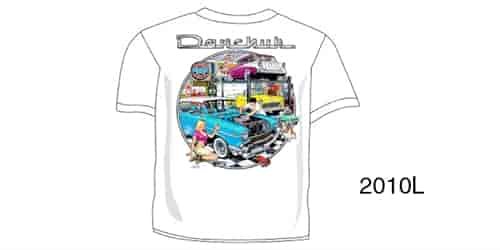 GARAGE SCENE TEE SHIRT LG