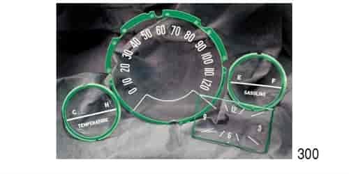 Dash Lens Set for 1957 Chevy Tri-Five