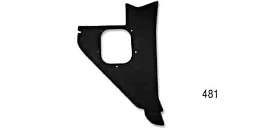 BLACK PAINTABLE KICK PANE
