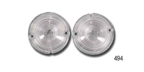 Clear Park Light Lenses for 1957 Chevy Tri-Five