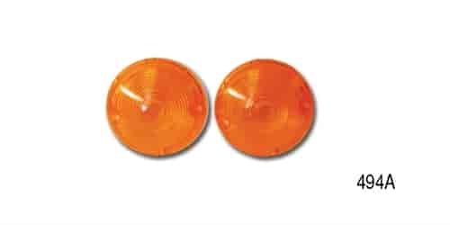 Amber Park Light Lenses for 1957 Chevy Tri-Five