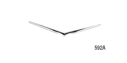 Trunk Vee Emblem for 1957 Chevy Tri-Five 150 & 210 V8