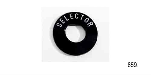SELECTOR DASH BEZEL PLAST