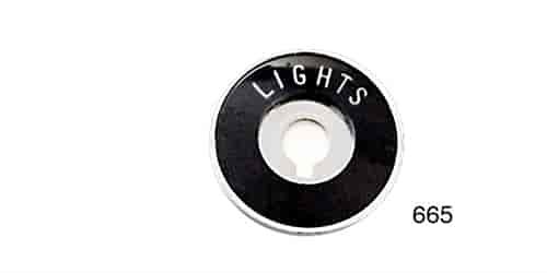 Lights Dash Bezel with Chrome Plate for 1955-1956 Chevy Tri-Five Bel Air