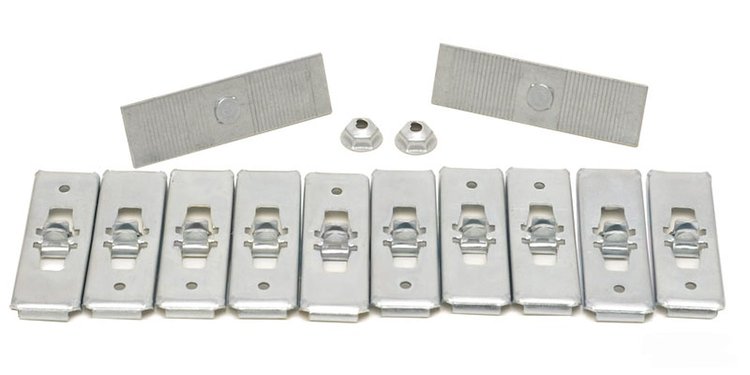 Rocker Panel Moulding Clip Set for 1957 Chevy Tri-Five