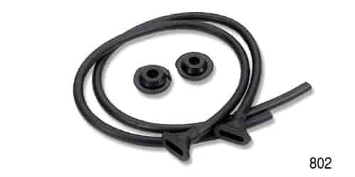 Window Gutter Inner Cowl Panel Drain Seals for 1955 Chevy Tri-Five