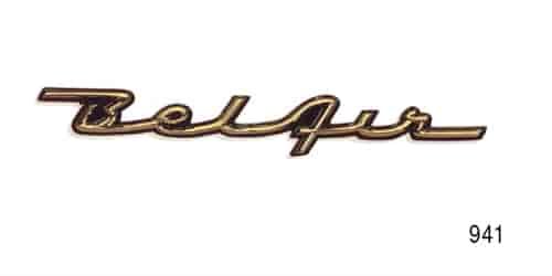 Bel Air Dash Script Emblem for 1957 Chevy Tri-Five