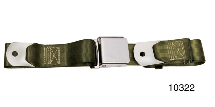 Front Seat Belt for 1955-1957 Chevy Tri-Five [Green]