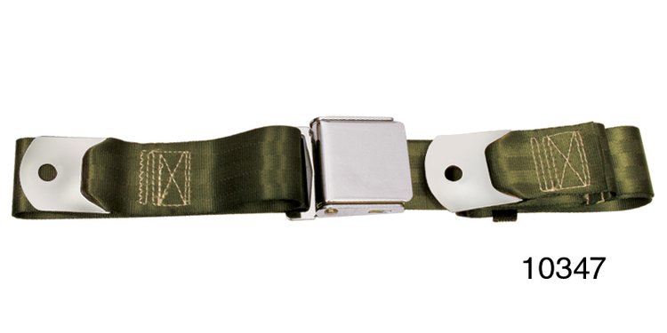Rear Seat Belt for 1955-1957 Chevy Tri-Five [Green]