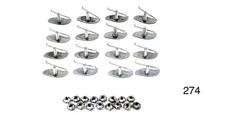 1956 MOULDING CLIPS